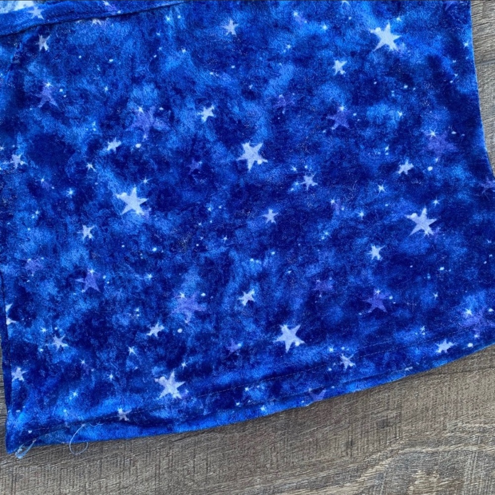 Grunge GlamourChik Blue Star Cropped Tank - Picture 7 of 8
